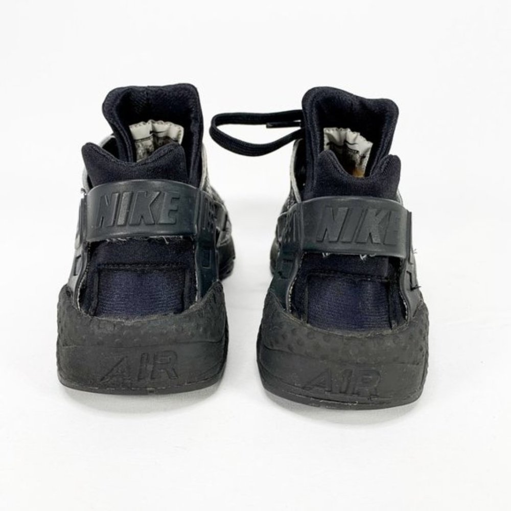 NIKE Men's Air Huarache Black/Black Sneakers - Picture 6 of 13